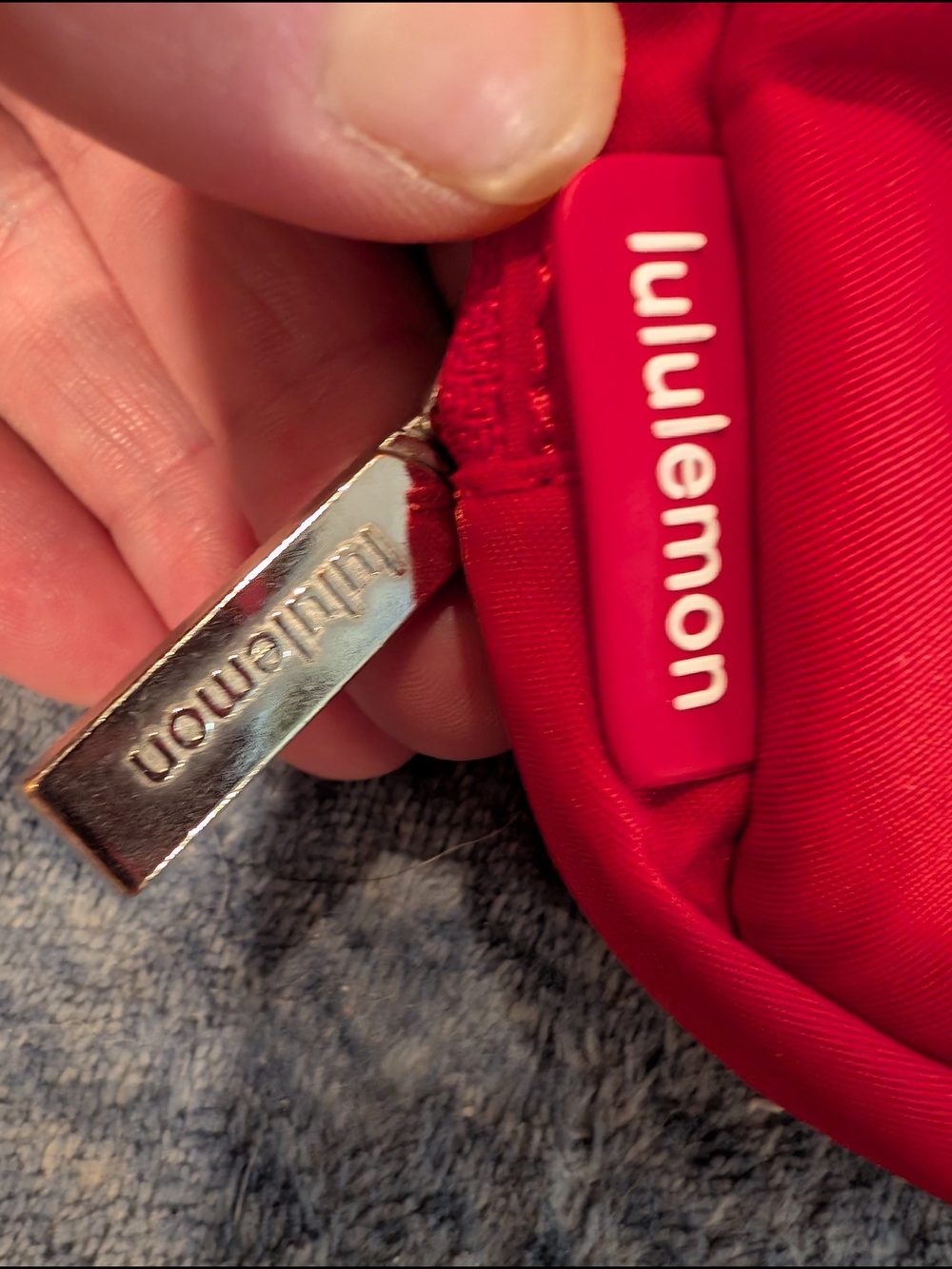 lululemon bright red Belt Bag with Mesh Interior - Picture 4 of 7